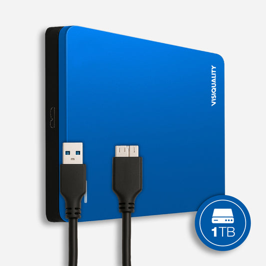 VisiQuality Harde Schijf - Modern Blue 1 TB