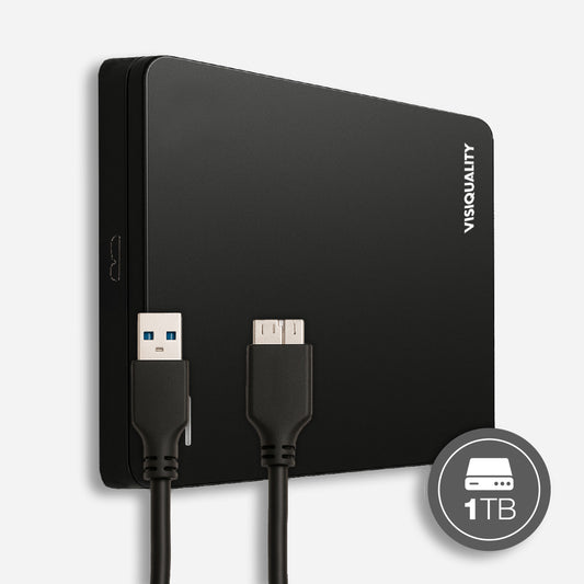 VisiQuality Harde Schijf - Classic Black 1 TB