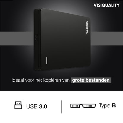 VisiQuality Harde Schijf - Classic Black 1 TB