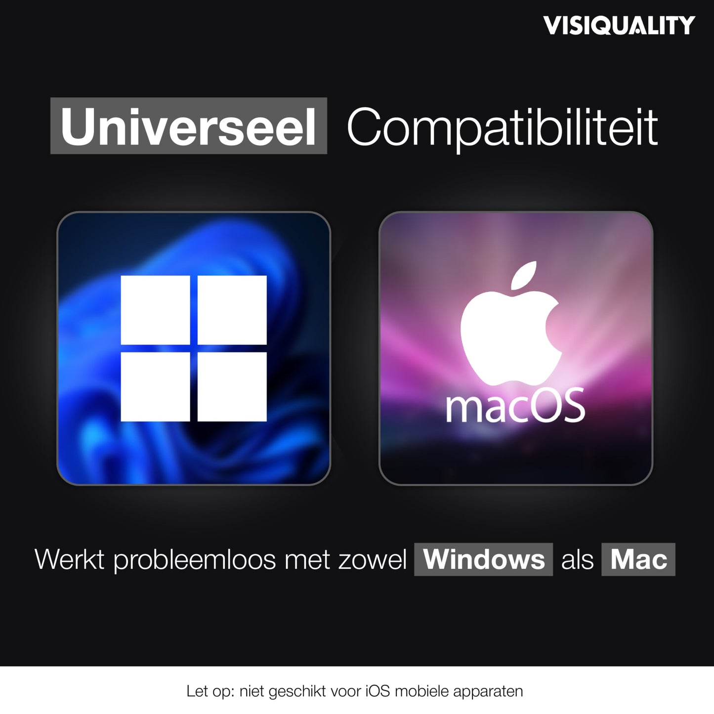VisiQuality Harde Schijf - Classic Black 1 TB