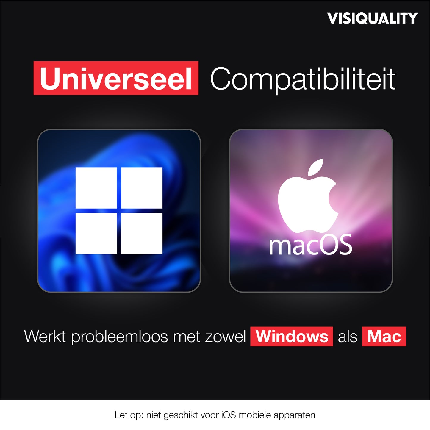 VisiQuality Harde Schijf - Bold Red 1 TB