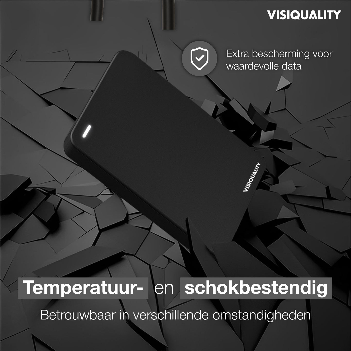 VisiQuality Harde Schijf - Classic Black 1 TB