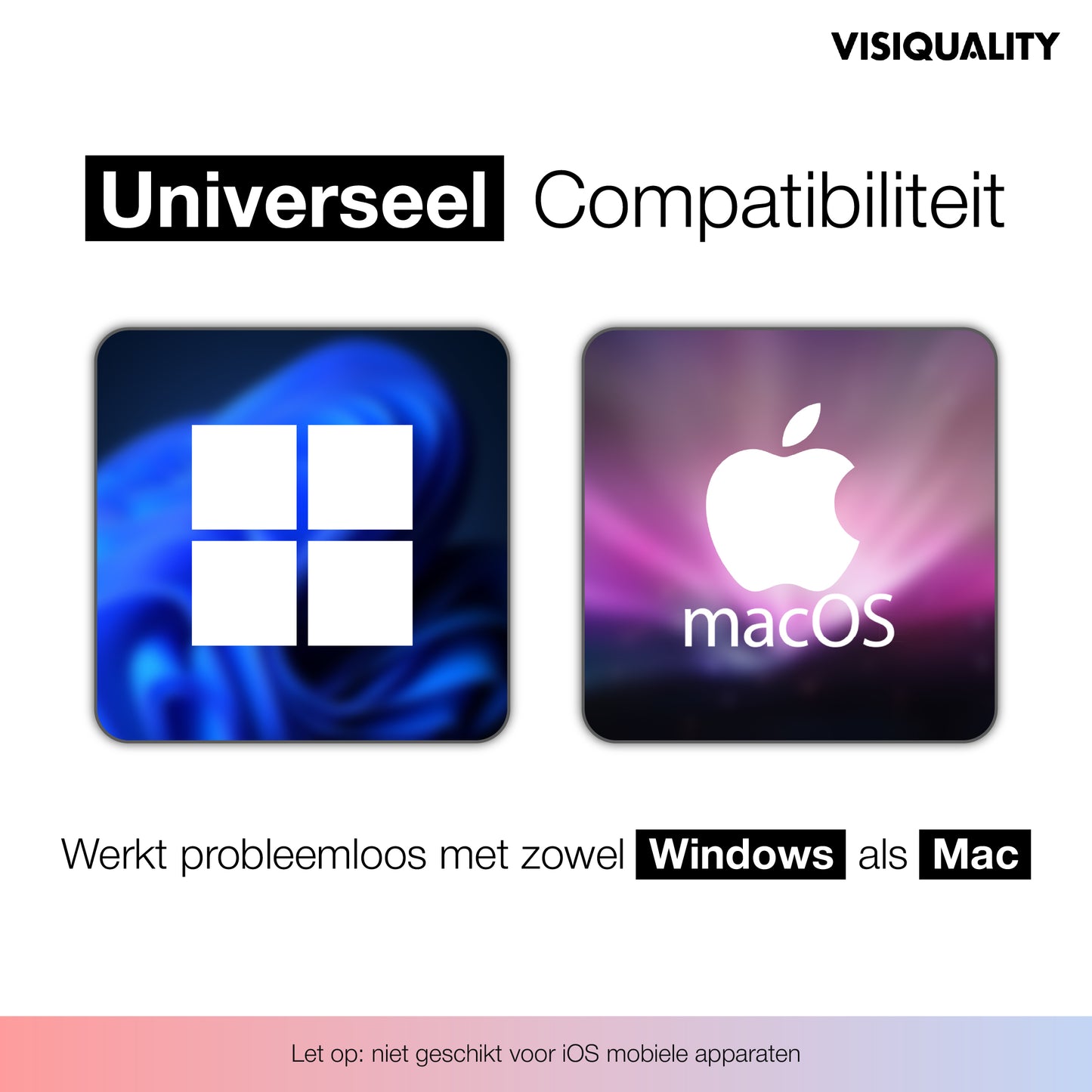 VisiQuality High-Speed Externe Harde Schijf - Classic Black 500 GB