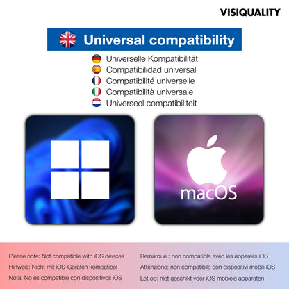 VisiQuality High-Speed Externe Harde Schijf - Modern Blue 1 TB