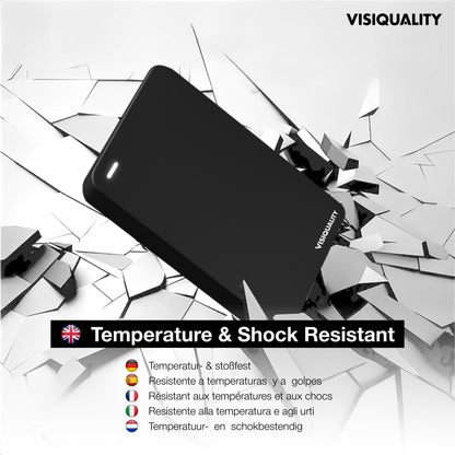VisiQuality High-Speed ​​External Hard Drive - Classic Black 1 TB